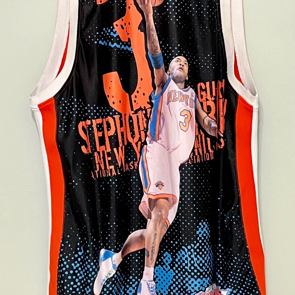 Stephon Marbury New York Knicks Action Shot Jersey Fanatics Giant Graphics